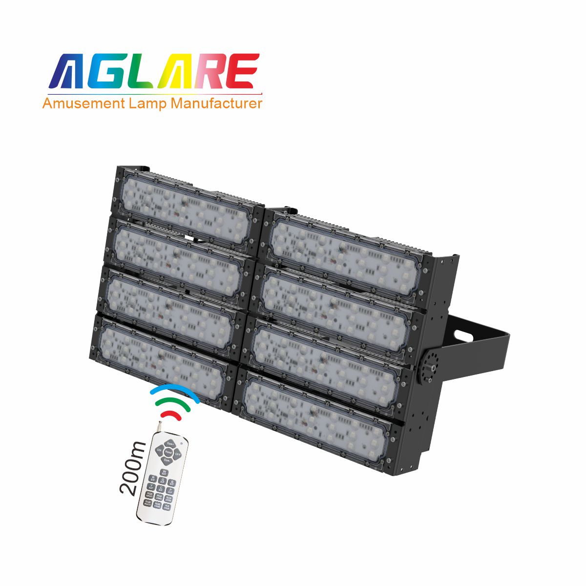 400WLED彩色投光灯泛光灯,变色户表射灯带？仄