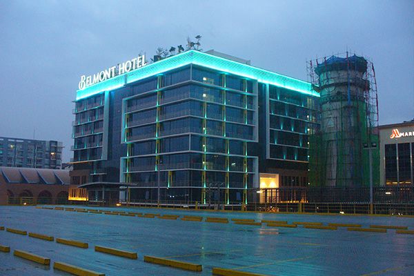 Z6尊龙凯时照明的户表装璜灯用在菲律宾酒店工程项目